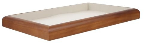 OFFSCH Plateau De Présentation De Bijoux En Noyer, Moyen, Organisateur De Bagues Et Boucles D'oreilles, Empilable, Rangement Compact Pour Tiroir, Pour Usage Personnel Et Bijouterie