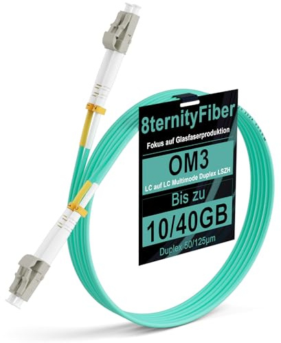 8ternityFiber OM3 LC auf LC Duplex 10 m