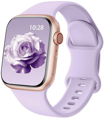 Uppgraderat silikonarmband för Apple Watch Straps2/Ultra, 44mm/45mm/46mm/49mm/42mm(Series 3/2/1), Silikon, Ingen ädelsten