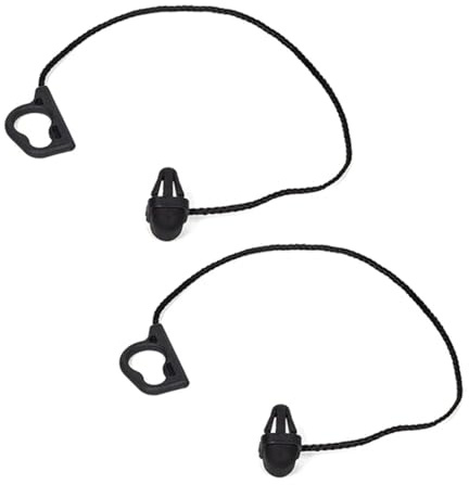 WUYDKEL Auto Halteband Hutablage Kompatibel Mit Opel Für Corsa D 2007 2008 2009 2010 2011–2015 Für Corsa E 2014–2019, Kofferraum-Kofferraum-Hintere Gepäckablage Kordelzug, Gurt 13367836(2Pcs)