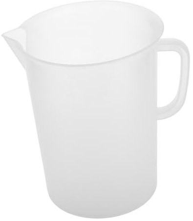 Ipetboom Vaso Medidor Plástico 5000 Ml Grande Graduado para Aceite Motor Herramienta Mecánica Automotriz Jarra Medidora de Líquidos Recipiente Medidor de Aceite