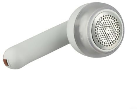 Levapelucchi elettrico portatile con funzione ricaricabile USB, altezza regolabile per la cura delicata dei tessuti (bianco)