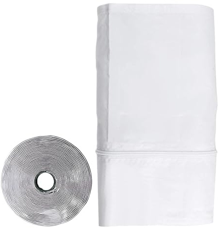 Kit de Ventana para Aire Acondicionado Portátil - Cerramiento Móvil para Ventilación con Cremallera | Accesorio Para Evitar Intercambio De Aire En Oficina Cocina Apartamento Estudio