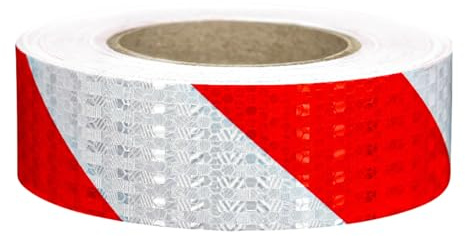 BRABOSTON Cinta reflectante automotriz de larga duración, 50 metros de largo, mejora la visibilidad nocturna para mejorar la visibilidad nocturna del remolque