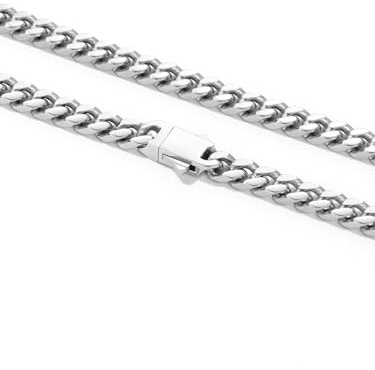 FindChic Halskette Damen Edelstahl Silber/Gold Chunky Kette 5/12/14MM Extrem Breite Panzerkette 45/50cm