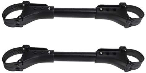 HYTROVE Conector Para Carro De Bebé Gemelar De Aluminio 2 Piezas Negros Ligeros Y Resistentes Para Unir Prams Individuales En Paseos Al Aire Libre