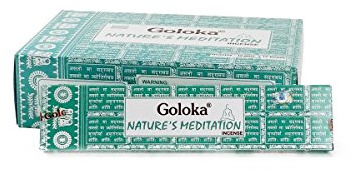 Goloka Natures Meditation Rökelse, Låda med 12 stycken