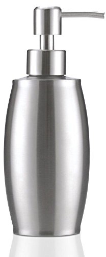 flintronic Seifenspender, 350ML Edelstahl Spender für Flüssigseife, 18 x 5.4cm Spülmittel-Spender, Badezimmer Flüssigseifen Lotionspender Flüssigseifenspender für die Küchenspüle, Bad