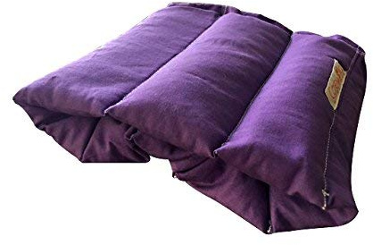 Lavender Dream Ultimate Comfort Wrap: Buckwheat Hot/Cold Therapy Pad, 9x22 Multi-Purpose Pain Relief, Made in USA