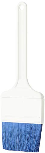 Thermohauser borste med blå polyesterborst, penselbredd 7,5 cm, borstlängd ca 4 cm