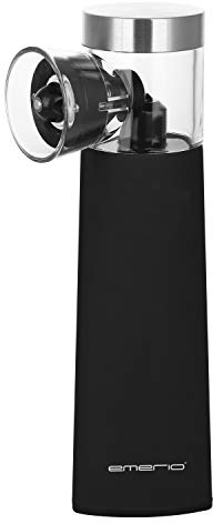 Emerio PM-211798.5-Molinillo de Sal y Pimienta (1 Unidad), Color Negro, Plástico Cerámica