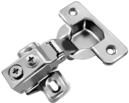 4-Pack 5/8 Overlay Soft Close Face Frame Kitchen Cabinet Hinges