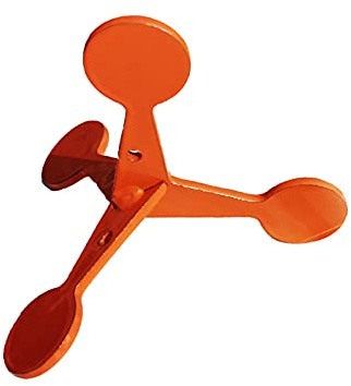 Luosfuh Cible de tir à l'extérieur Petite Cible de Fronde à réinitialisation Automatique réactive en Acier au Carbone