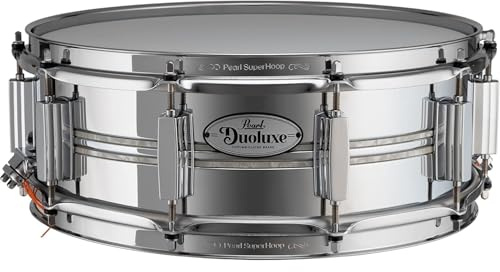 Pearl DUX1450BRC-405 Snare-Drum, 35,6 x 15,7 cm, Duolux, Chrom / Messing