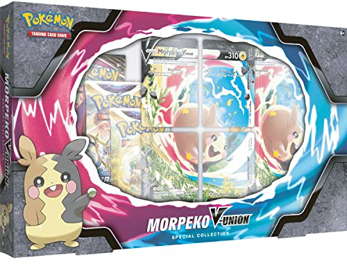 Pokémon TCG : Collection spéciale Morpeko V-Union (4 Cartes et 4 boosters)