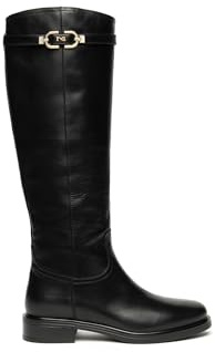 Nero Giardini I514703D Stivali Donna in Pelle - Nero 39 EU