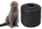Sisal Rope 6 mm for Cat Scratcher Cat Scratching Post Repair and Replace, DIY Scratching Furniture - Scratching Post, Scratching Carpet & Mat, Kitten Kicker Toy, Black 10 m / 33 ft