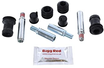 Bigg Red - Bremssattel Schieber Pin Set - Vorne Links & Rechts - Inklusive 4 Pinnen, Plus Schieber Gummi & Fett - Kompatibel Wählen Sie Modelle - 1342AX