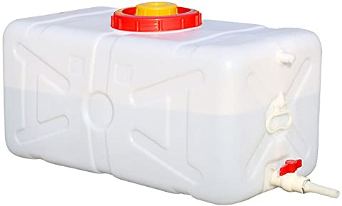 NAKAN Large Storage Container Portable Water Bucket Plastic Travel Desktop Container Rainwater Collection Storage Container Outdoor Water Storage for Camping Hiking Climbing(Size:80L)