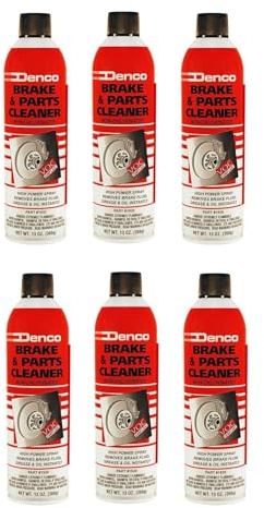 Denco #1930 Brake & Parts Cleaner Spray, Non-Chlorinated, Fast-Drying Degreaser, Low Odor Aerosol, 15.3oz (13oz net wt) (Case of 6)
