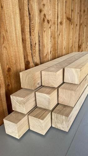 Ladenburger Eiche 9x9cm KANTHOLZ BALKEN SCHALUNG HOLZ BAUHOLZ 100cm LÄNGE (2)