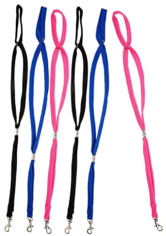 BESPORTBLE Guinzaglio Corda per Cani in Nylon Resistente e Regolabile, Confezione da 6 Pezzi per Toelettatura e Bagno degli Animali Domestici a Casa