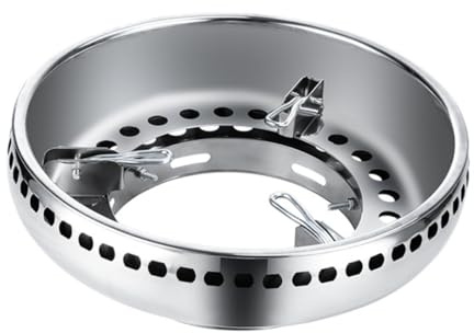 Cabilock Support pour Cuisinière à Gaz Résistant à Haute Température en Acier Inoxydable Pare-vent Double Couche Stable pour Usage Domestique Cuisine