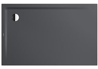 Kaldewei SUPERPLAN 1832-5, Duschwanne mit Wannenträger extraflach, 75x80cm, 383247980666, Farbe: cool grey 80