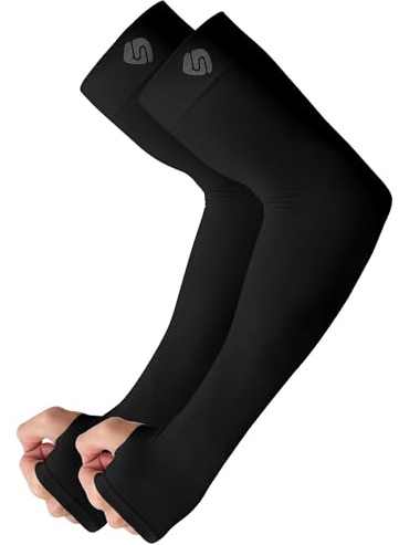 SHINYMOD Manchette Bras pour Homme et Femme Anti UV Manchon de Compression Bras Cache Tatouage Manchons de Protection Solaire pour Sport, Cyclisme, Golf