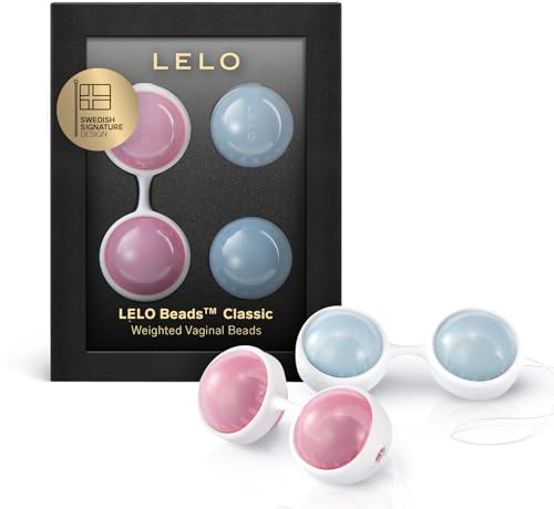 LELO Beads Palline Vaginali per esercizi di Kegel per le donne di ogni età, Kegel ball donna in silicone con cordino