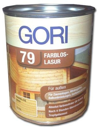 Gori 79 Holzlasur Die Innovative 2,5 Liter farblos UV beständig