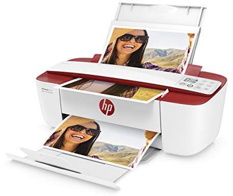 HP DeskJet 3764 Multifunktionsdrucker (Drucken, Scannen, Kopieren, WLAN, Airprint, mit 2 Probemonaten HP Instant Ink Inklusive) rot