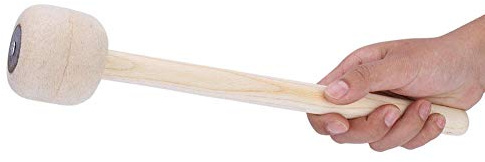 Verrückter Verkauf Robuster Bass Drum Mallet Stick mit Percussion Marching Band Zubehör aus Wollfilz