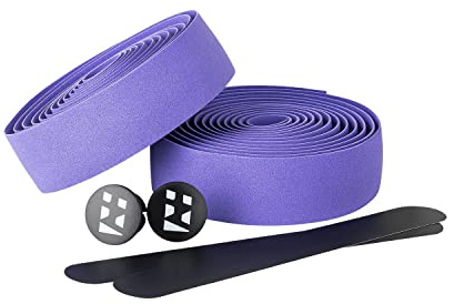 URBAN ZWEIRAD - Lenkerband Rennrad Power Lilac - inkl. Endstopfen und Klebestreifen - Griffband Rennrad Violett extra griffig - 200 cm x 3 cm - 3 mm Stärke