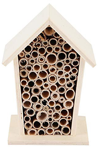 Wooden and House Wooden House Garden Hotel Box with Tubular Channels for Outdoor Garden Patio Balcony Decoration