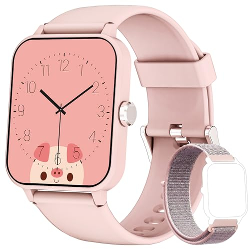 Blackview Smart Watch for Women - Answer/Make Calls, Built-in AI Voice, 1.85 Fitness Watch with Heart Rate SpO2 Sleep Stress Monitor, 100+ Sports Modes, Calorie Step Counter Watch for iOS Android