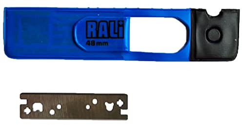 RALI 48mm Wolframkarbid-Hobelmesser Ersatz für RALI 105, 220 und 260 Hobel | Umkehrbare Bi-Cut-Klinge, Kein Nachschärfen mehr erforderlich | Zimmermannshobelmesser für alle Holzarten