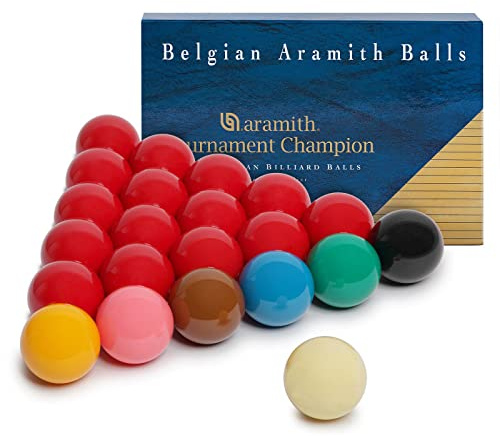 Aramith Tournament Champion Snooker Billiard Ball Set 2 1/16 - 52.4 mm - 22 Balls