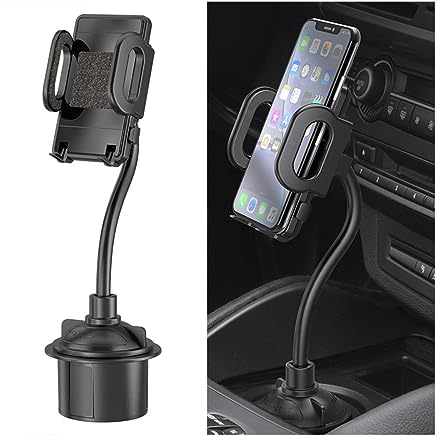 JNNJ Soporte universal para teléfono con cuello de cisne, giratorio 360°, multifuncional, apto para todos los modelos de coche, furgoneta, camión