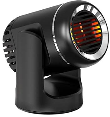 Portable Car Heater Fan Anti-Fog 130W 12V Fan Windshield Defroster Auto Warmer Air Blower Vehicle Demister Heating Dryer Vehicle Heater Car Heaters Portable Battery Powered Plugs Into Cigarette-