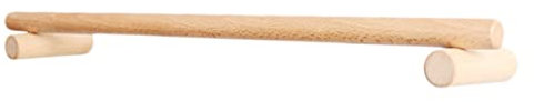 OATIPHO Portasciugamani in Legno Da Parete 45 Cm Porta Asciugamani Bagno Sospeso Compatto Organizer Per Asciugamani Per Cucina e Bagno Accessori Rustici