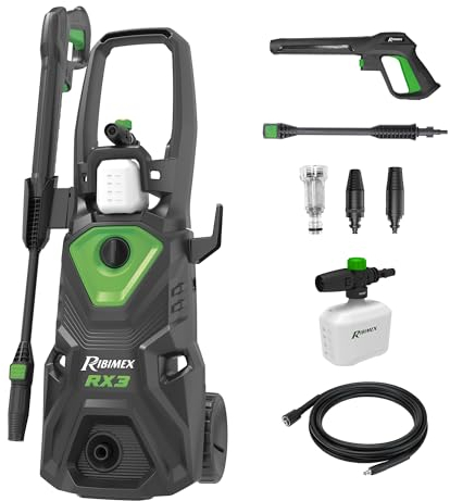 RIBIMEX - PRNHP03 - Idropulitrice RX3, 1800 W, 145 bar, 450 l/h