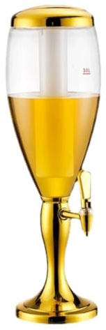 Girafe à Bière,Tireuse à Bière,tireuse a Biere Pro,Girafe Biere Distributeur de Distributeur de bière(Color:Gold,Size:5l)