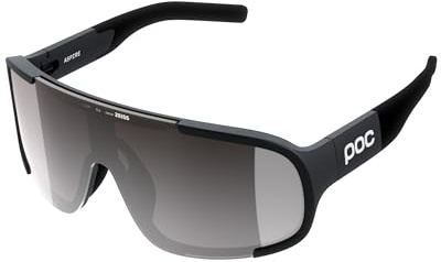 POC Aspire Sunglasses, Uranium Black/Clarity Trail/Partly Sunny Silver, One Size
