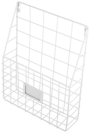 KICHOUSE Wandregal Zum Aufhängen Zeitschriftenhalter Für Klassenzimmer Exquisiter Buchständer Aus Eisen Filigraner Organizer Für Zuhause Scherenhalter Für Wohnzimmer Bücherständer Für Büros