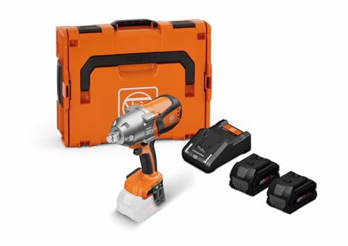 FEIN Akku-Schlagschrauber ASCD 18-200 W4 AS SET 5Ah,Bis max. 210 Nm, bürstenlosem Motor und Drehmomenteinstellung in 6 Stufen, Für universelle Verschraubungen, 2 akkus 18V 5Ah und Ladegerät
