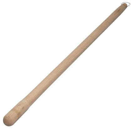 JAD Manche de Pelle en Bois 110 cm – Poignée Robuste et Ergonomique pour Outils de Jardin, Compatible avec Pelles et Bêches, Bois Résistant et Durable, Longueur 110 cm, Couleur Naturelle