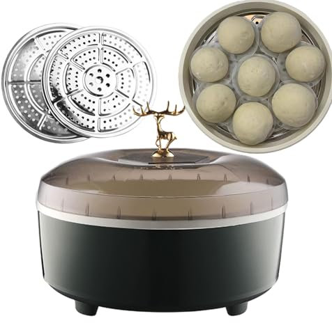 DDNGEJ Brotgärbox Joghurtgärschrank mit Temperaturregelung Brot Pizza Sauerteiggärmaschine mit Dampfgarerschale Transparente PP-Isolierabdeckung zur Herstellung von B