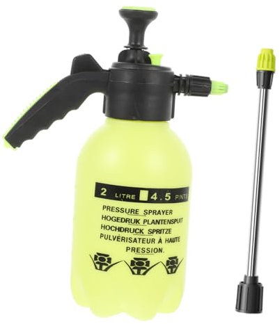 VINTORKY Arrosoir pour Plantes D'intérieur et Extérieur, Pulvérisateur Portable en Plastique et Métal, Capacité 2l, pour Bureau et Table
