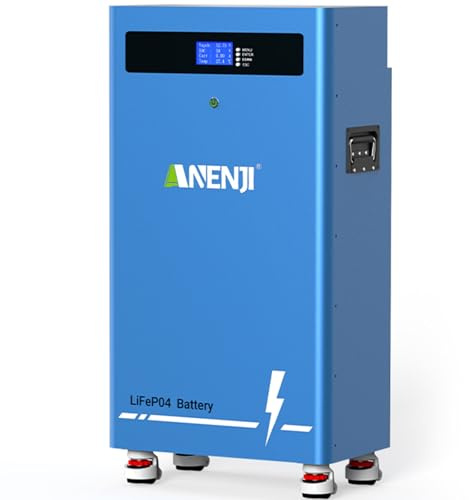 ANJ 314AH 48V LiFePO4 Batterie 15KWh Batterie 51.2V 6000+ Zyklen mit BMS